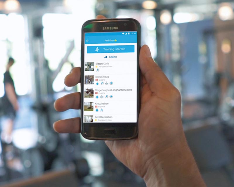 Hol dir jetzt die neue VeniceBeach Fitness App Thumbnail